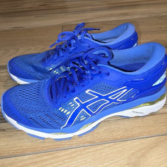 ASICS Gel-Kayano 24 Women’s Running Shoe Blue Size 7.5 US Stability FlyteFoam - Picture 2 of 8